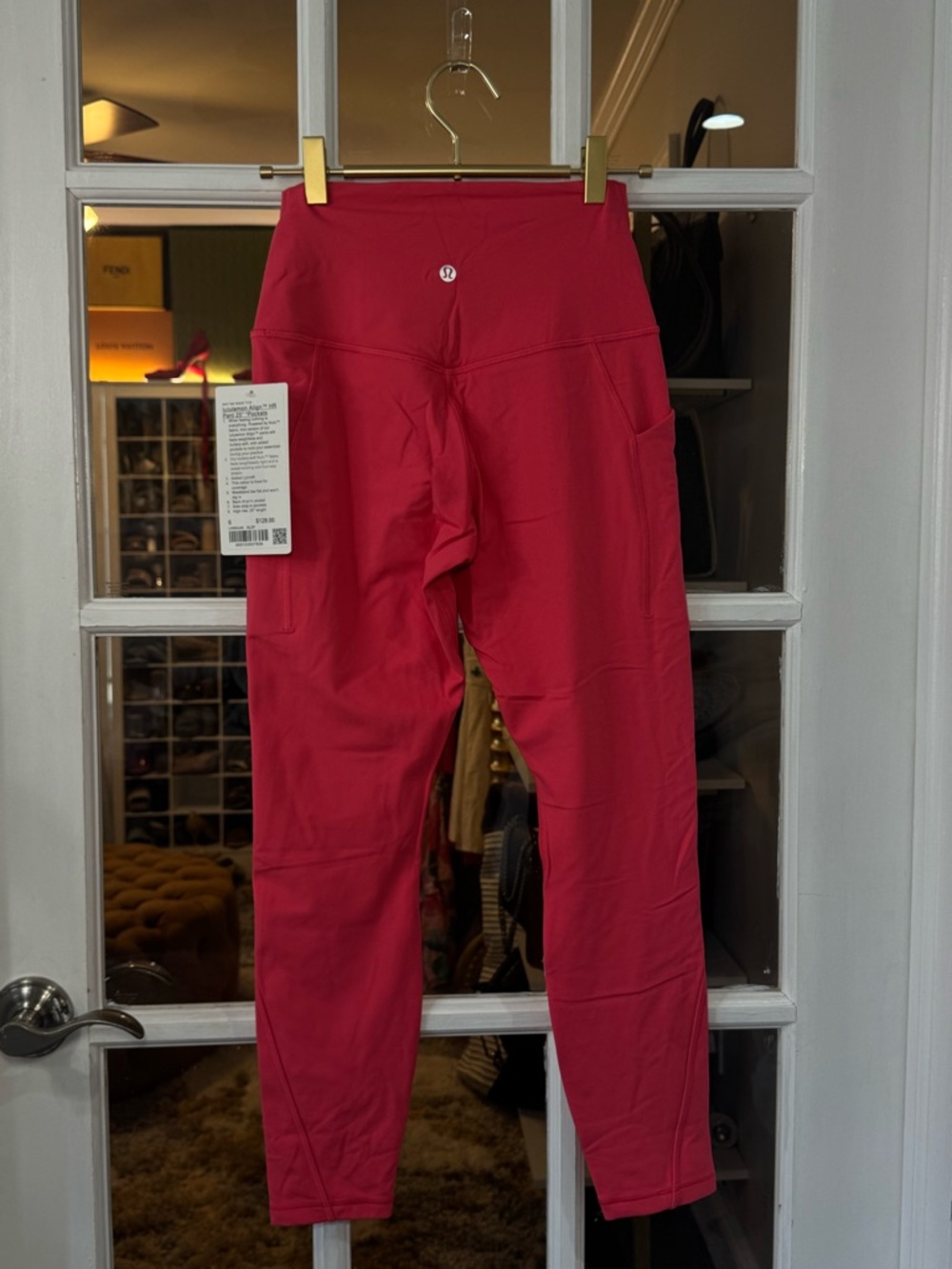 🩷 Lululemon align, high-rise pant leggings with pockets 25” color glaze pink - Picture 7 of 7